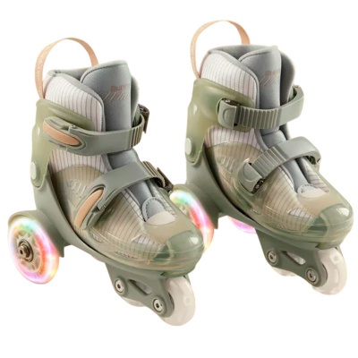 Роликовые коньки Sunny Wheels Happy Baby 50056 30-33р оливковый 1